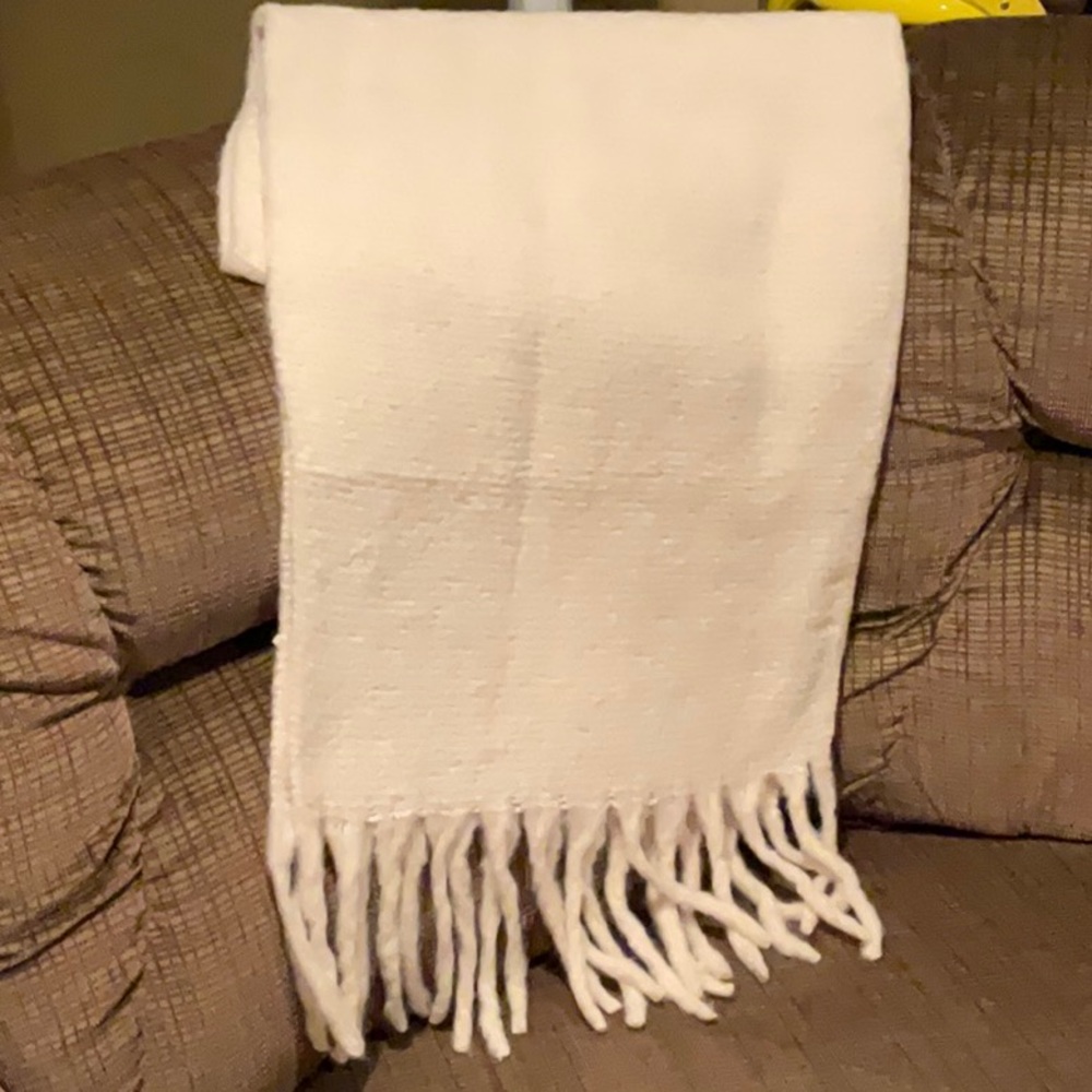 White Winter Scarf